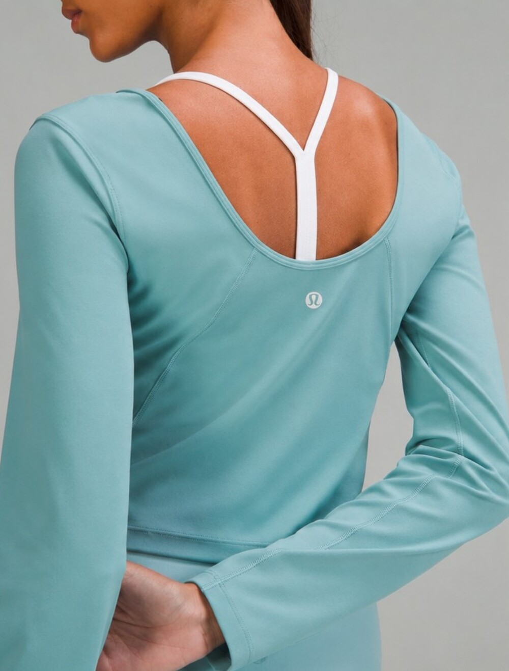 Lululemon Align Long Sleeve Shirt In Tidal Teal Size 8
